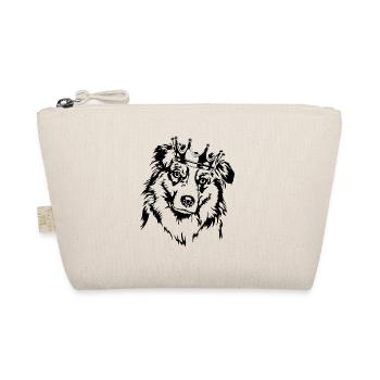Australian Shepherd Crown Dogs Dog Wilsigns - Organic Pouch - nature - Front