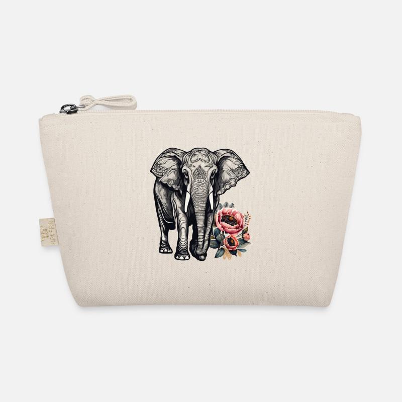 Flowers to Elevate Elephants Organic Pouch