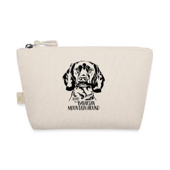 Loved by a Bavarian Mountain Hound Dog Wilsigns - Organic Pouch - nature - Front
