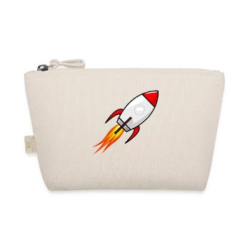 Fusée de dessin animé vintage - Trousse biologique - nature - Devant