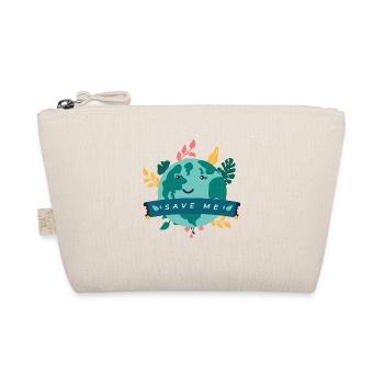 Save me save me nature conservation climate change nature - Organic Pouch - nature - Front