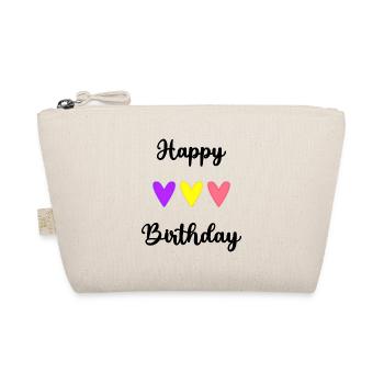 JAHRESTAG. ALLES GUTE ZUM GEBURTSTAG!. ALLES GUTE ZUM GEBURTSTAG!. - Bio-Täschchen - Natur - Vorne