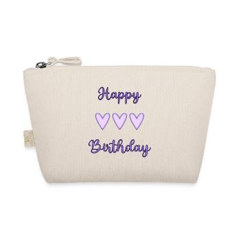 JAHRESTAG. ALLES GUTE ZUM GEBURTSTAG!. ALLES GUTE ZUM GEBURTSTAG!. - Bio-Täschchen - Natur - Vorne