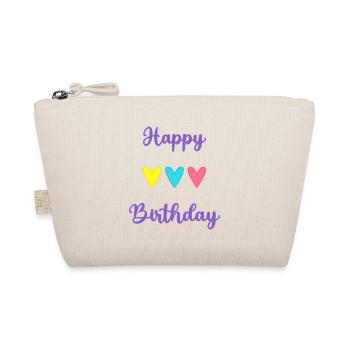 ALLES GUTE ZUM GEBURTSTAG!. ALLES GUTE ZUM GEBURTSTAG!. JAHRESTAG. - Bio-Täschchen - Natur - Vorne