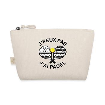 J'peux pas j'ai Padel Bretagne Humour Padeliste - Trousse biologique - nature - Devant