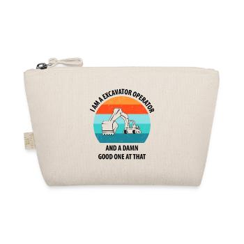 Excavator Excavator Driver Excavator Truck - Organic Pouch - nature - Front