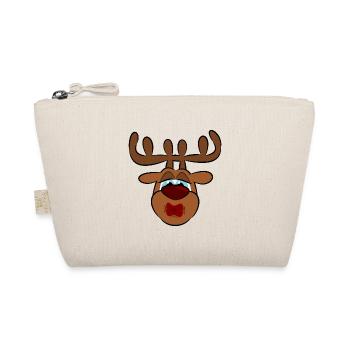 Reindeer kiss - Bio-Täschchen - Natur - Vorne