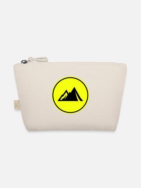 Mountains mountains icon - Organic Pouch - nature - Front