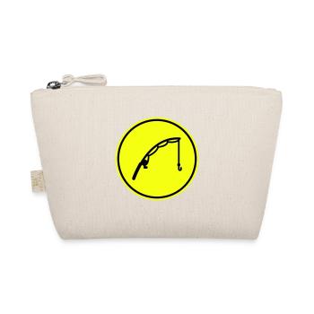 Fishing rod fishing icon - Organic Pouch - nature - Front