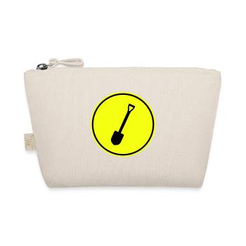 Shovel icon silhouette - Organic Pouch - nature - Front