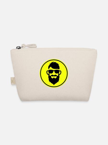 Symbole de barbe du visage - Trousse biologique - nature - Devant