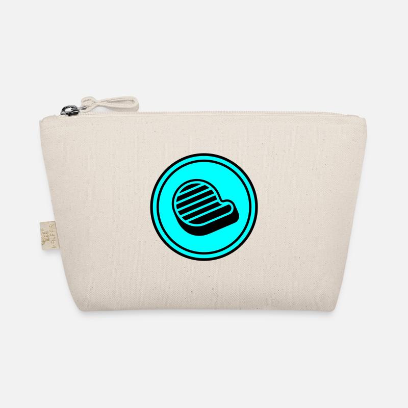 Meat steak symbol Organic Pouch