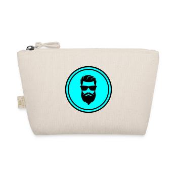 Face beard symbol - Organic Pouch - nature - Front