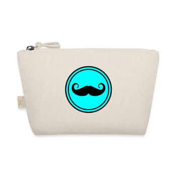 Mustache symbol - Organic Pouch - nature - Front