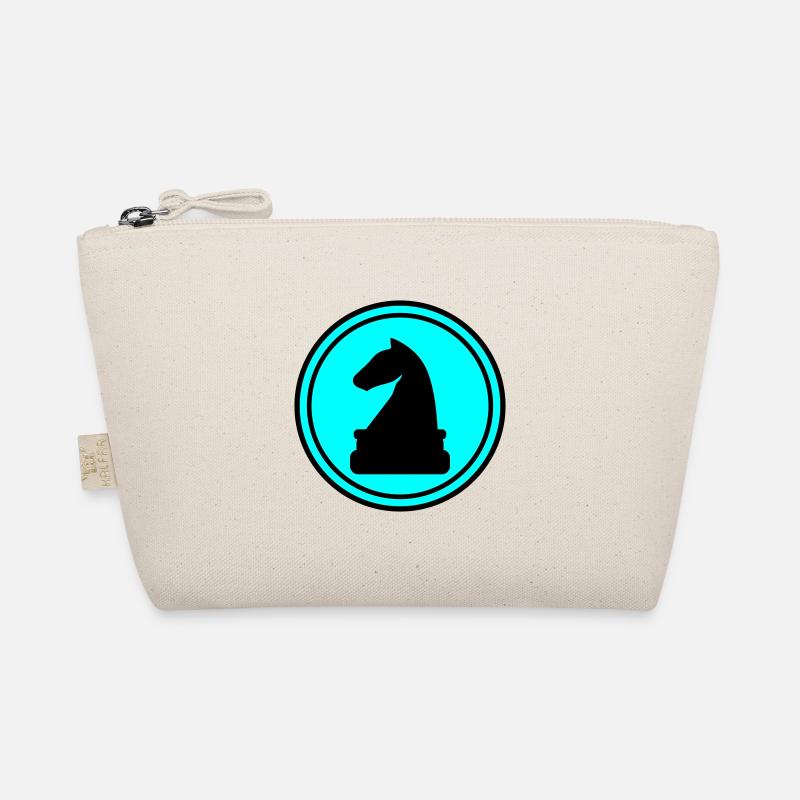 Horse chess piece Organic Pouch