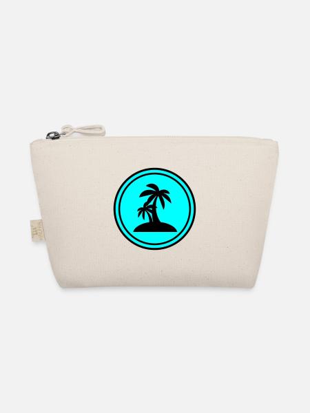 Cloverleaf luck - Organic Pouch - nature - Front