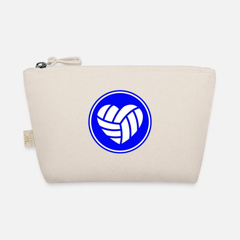 Volleyball heart Organic Pouch