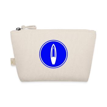 Surfbrett icon symbol - Bio-Täschchen - Natur - Vorne