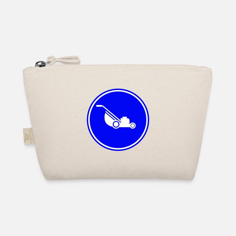 Symbole de l’icône de tondeuse à gazon Trousse biologique