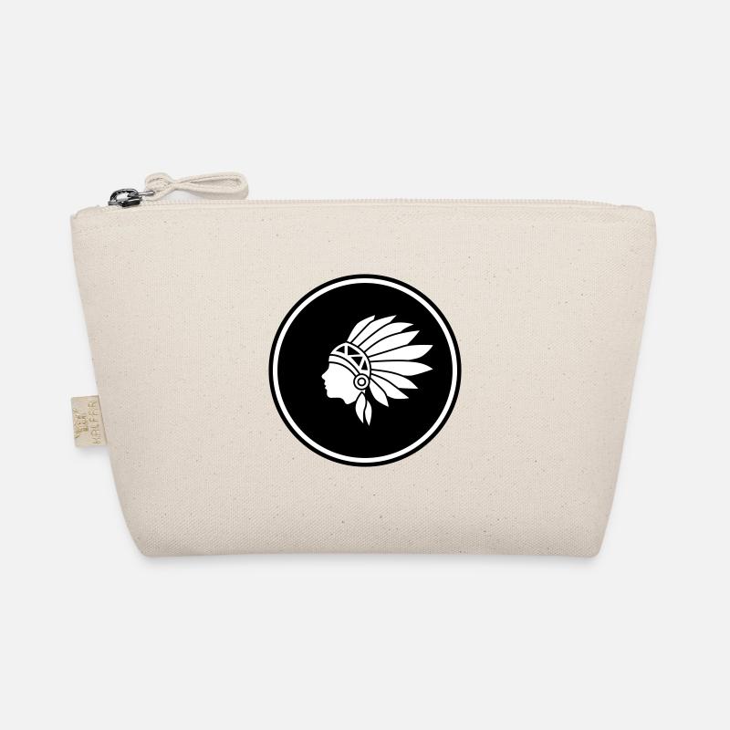 Indianer kopf Bio-Täschchen