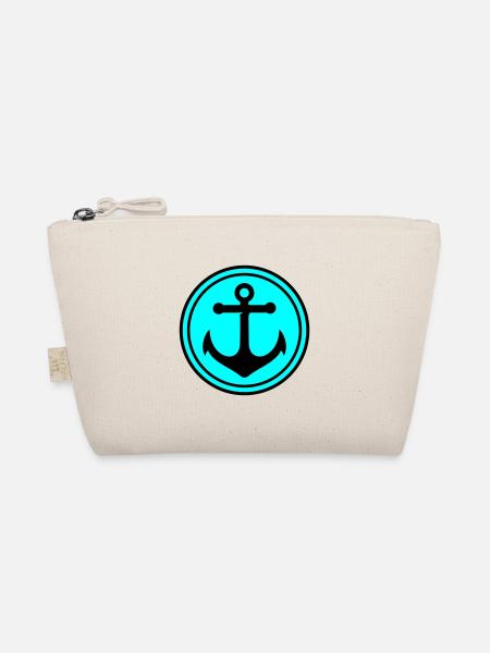 Anchor Icon - Organic Pouch - nature - Front