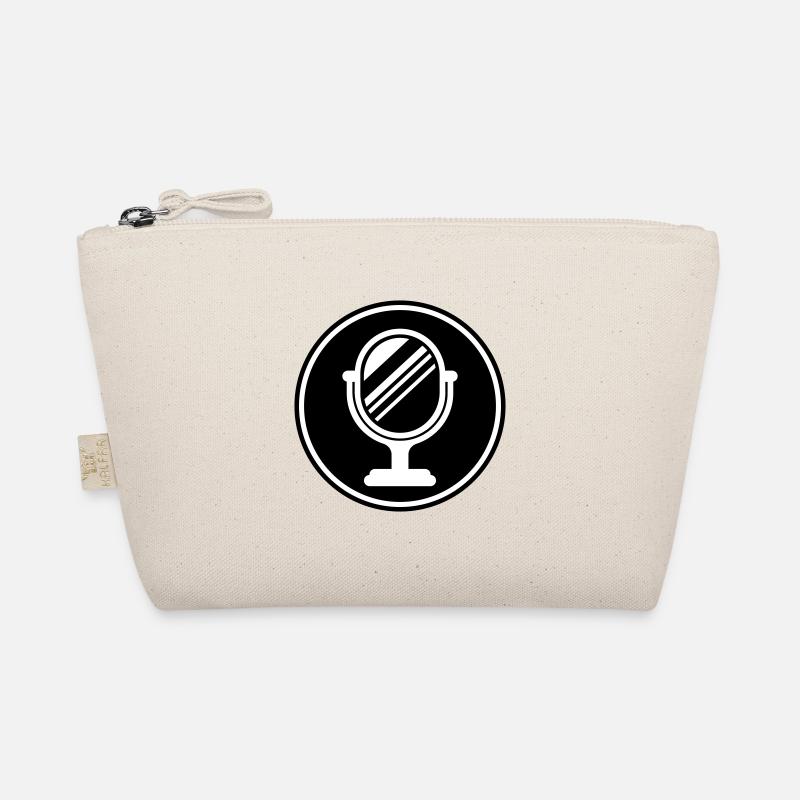 Mirror Icon Silhouette Organic Pouch