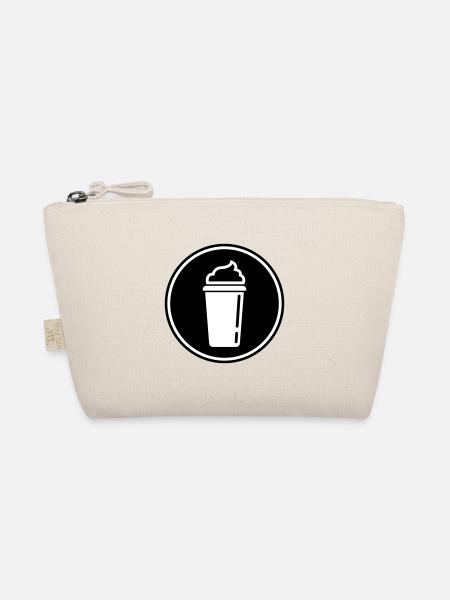 Kaffee Icon - Bio-Täschchen - Natur - Vorne