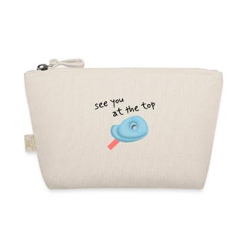 Funny Boulder Tshirt - Organic Pouch - nature - Front