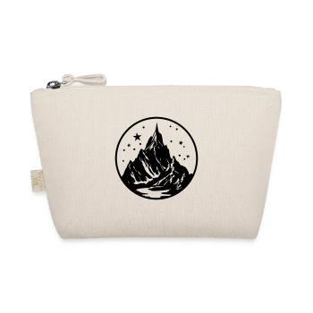 Mountains Silhouette Nature Symbol - Organic Pouch - nature - Front