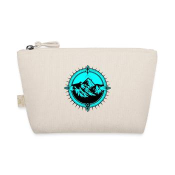Symbole de voyage Compass Mountains - Trousse biologique - nature - Devant