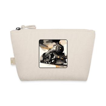 Steam Locomotive No.8 by Cora.Art - Bio-Täschchen - Natur - Vorne