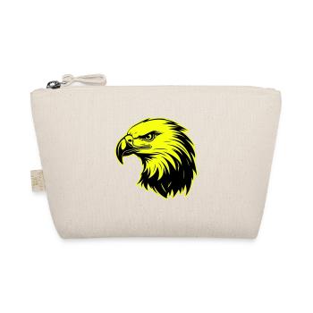 Adler Kopf Porträt Symbol - Bio-Täschchen - Natur - Vorne