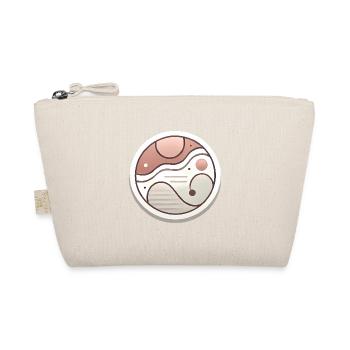 Minimal Abstract Badge Design - Organic Pouch - nature - Front