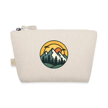 Art d'aventure au coucher du soleil en montagne - Trousse biologique - nature - Devant