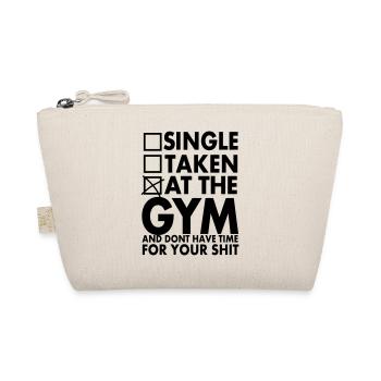 Single, Taken, At The Gym And Don´t Have Time - Bio-Täschchen - Natur - Vorne