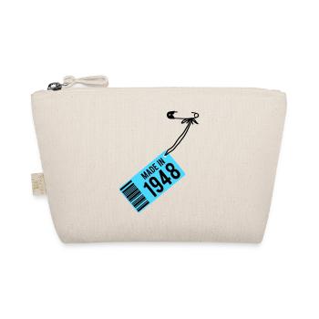 Birthday T-Shirt 1948 - Organic Pouch - nature - Front
