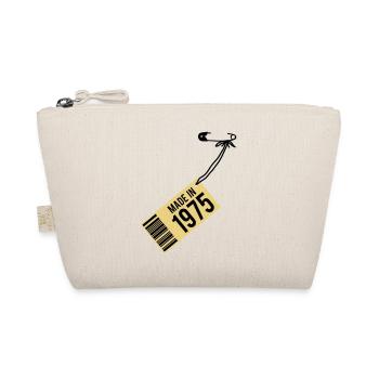 Birthday T-Shirt 1975 - Organic Pouch - nature - Front