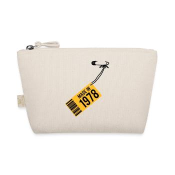 Birthday T-Shirt 1978 - Organic Pouch - nature - Front