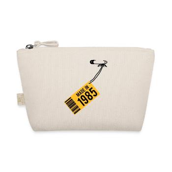 Birthday T-Shirt 1985 - Organic Pouch - nature - Front