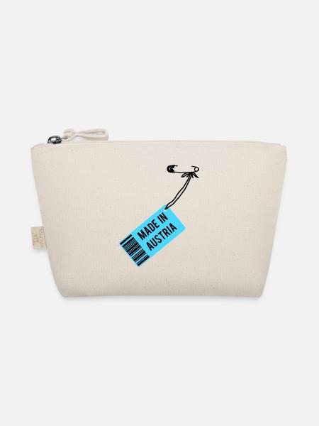 Made in Austria T-Shirt - Organic Pouch - nature - Front