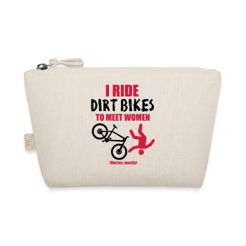 I ride bikes to meet women. Nurses mostly - Bio-Täschchen - Natur - Vorne
