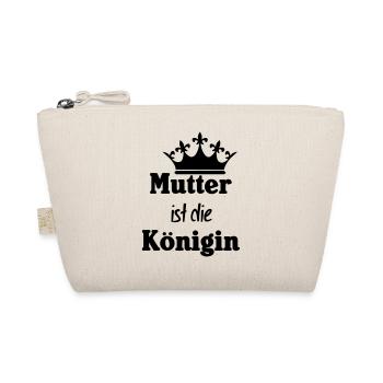 Mutter Königin Mama Muttertag Familie Geschenk - Bio-Täschchen - Natur - Vorne