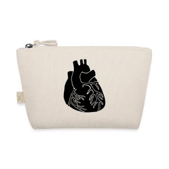Heart organ - Organic Pouch - nature - Front