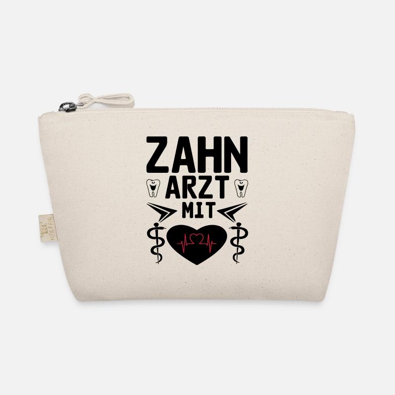 Zahnarzt mit Herz Geschenk Bio-Täschchen