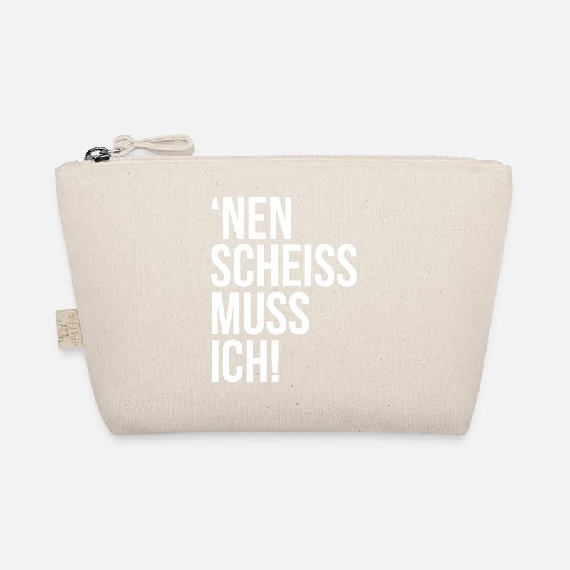 einen scheiss muss ich Spruch Sprüche Statement Bio-Täschchen