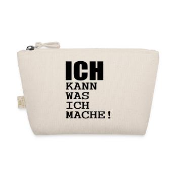 ich kann was ich mache - Bio-Täschchen - Natur - Vorne