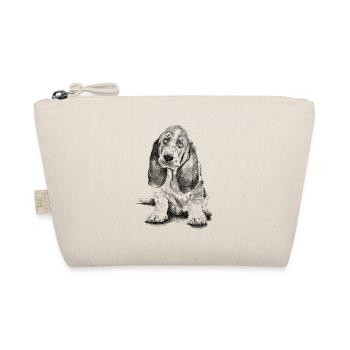 Basset-Hound - Bio-Täschchen - Natur - Vorne