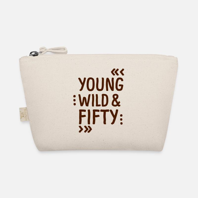 YOUNG WILD & FIFTY - Bio-Täschchen - Natur