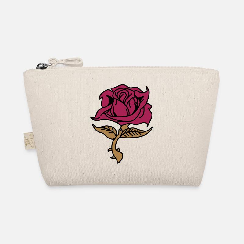 Rose (Blume) - Bio-Täschchen - Natur