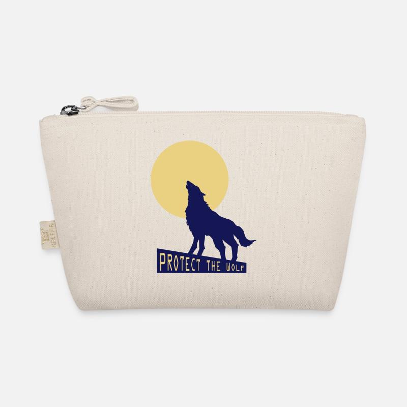 loup Wolf - Bio-Täschchen - Natur